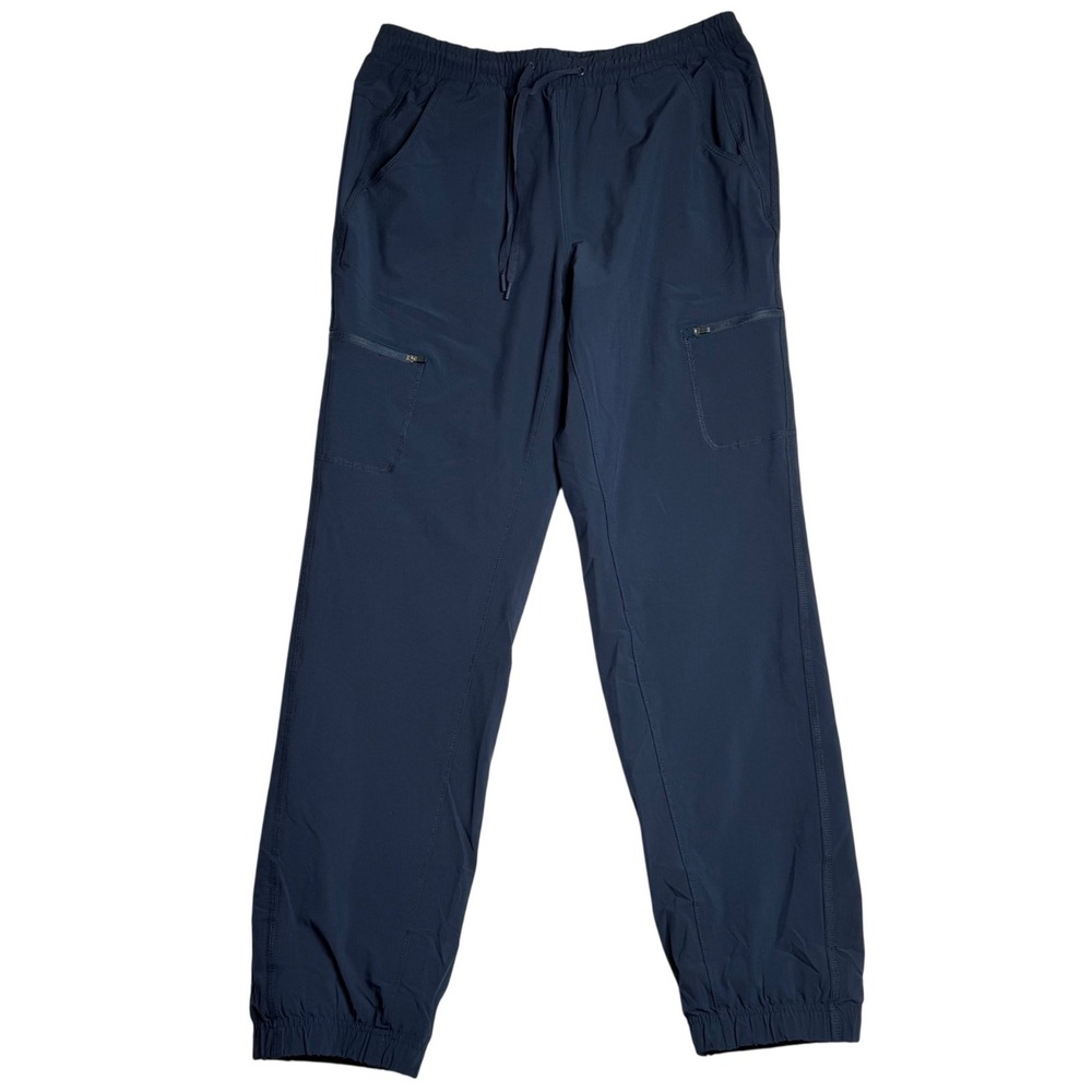 Eddie Bauer Fleece-Lined Pants Hiking Winter Jogger‎ Blue Women 8